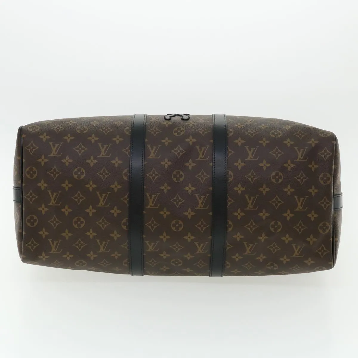 LOUIS VUITTON Cartoon Virgil Keepall Bandouliere50 Boston Bag M45616 Auth 31893A