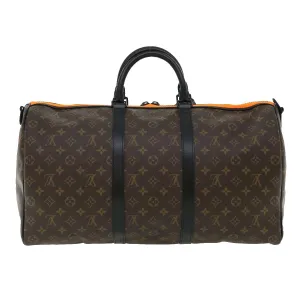 LOUIS VUITTON Cartoon Virgil Keepall Bandouliere50 Boston Bag M45616 Auth 31893A