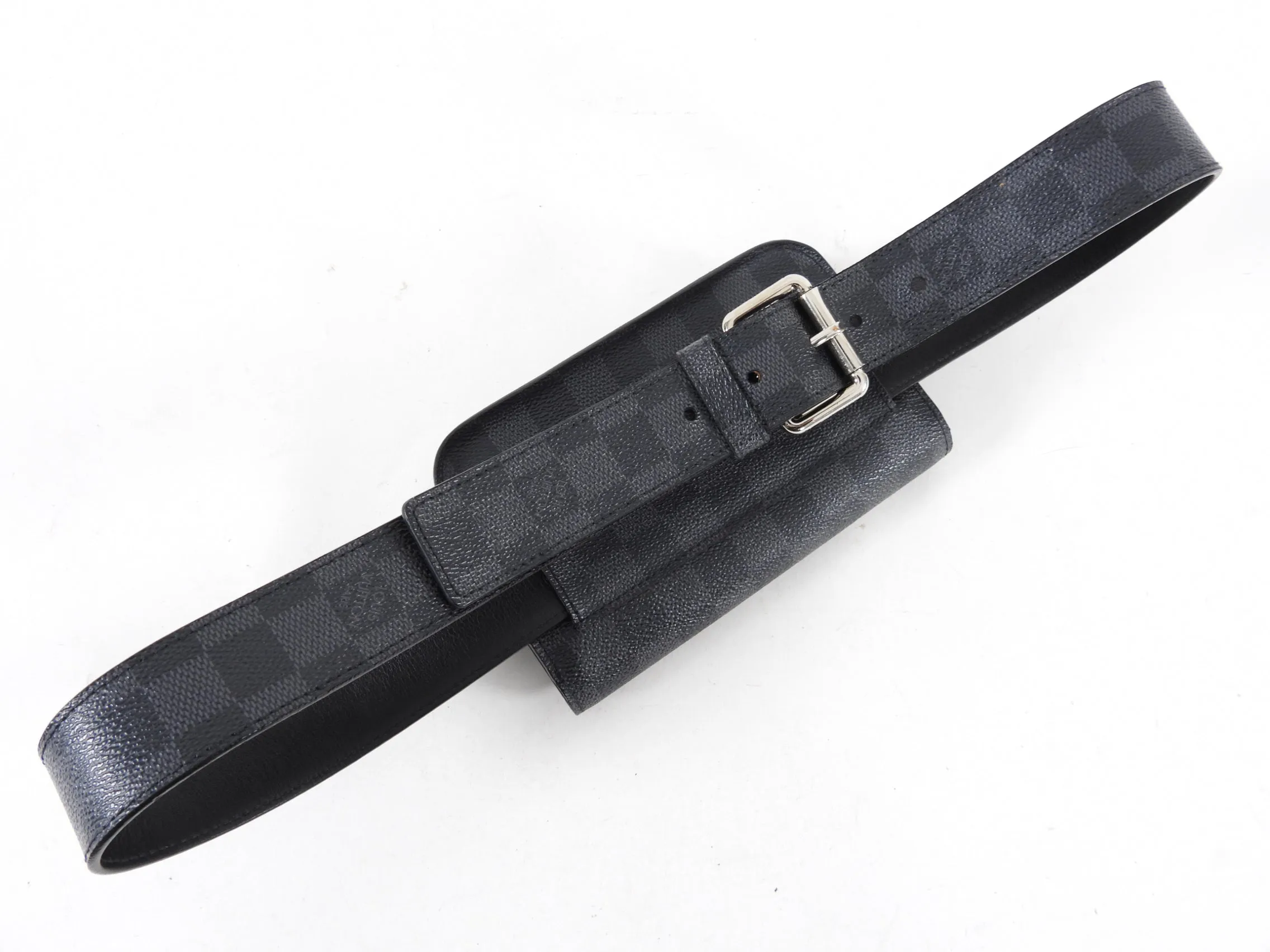 Louis Vuitton Damier Graphite Small Pouch Belt Bag