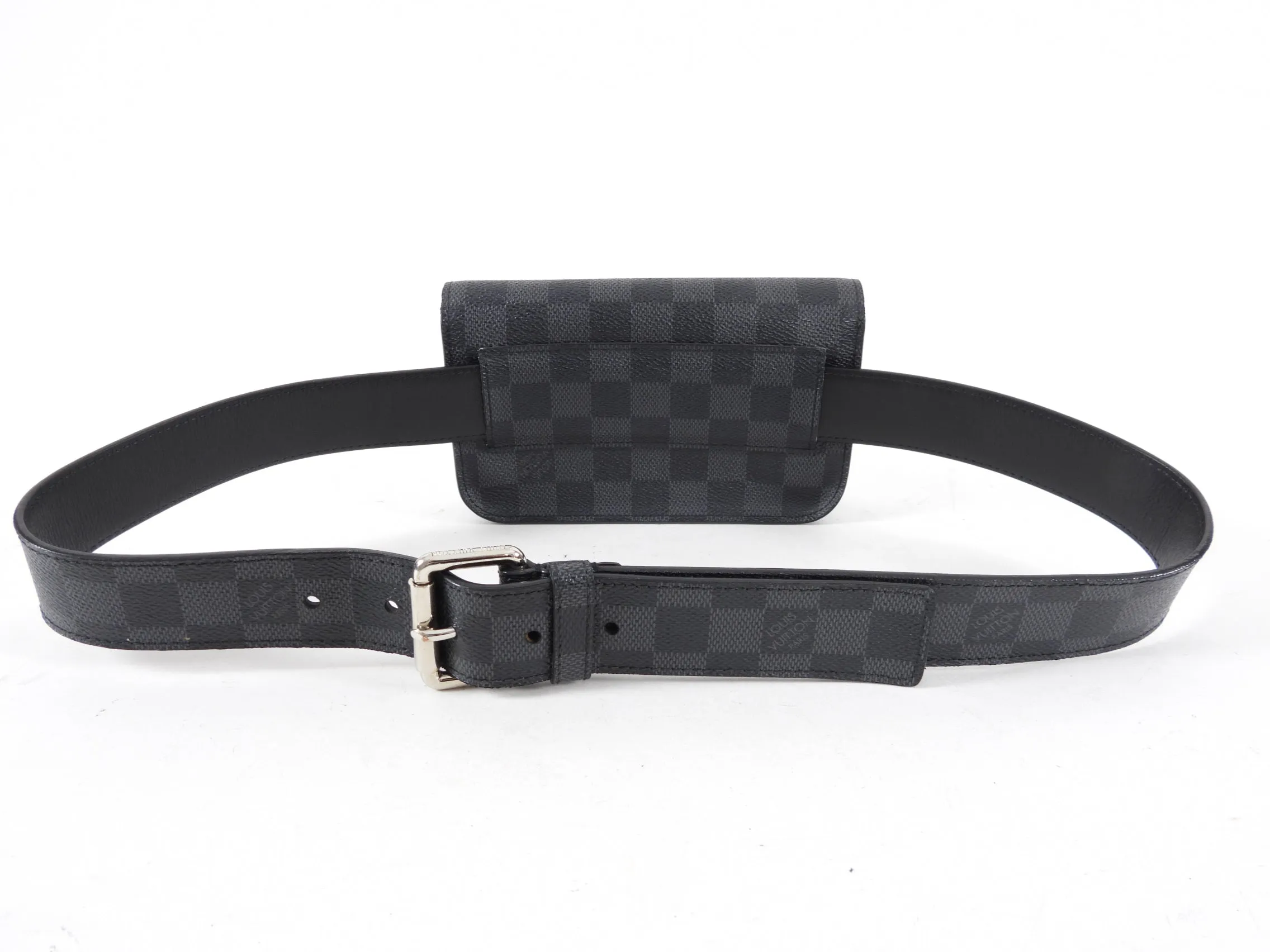 Louis Vuitton Damier Graphite Small Pouch Belt Bag