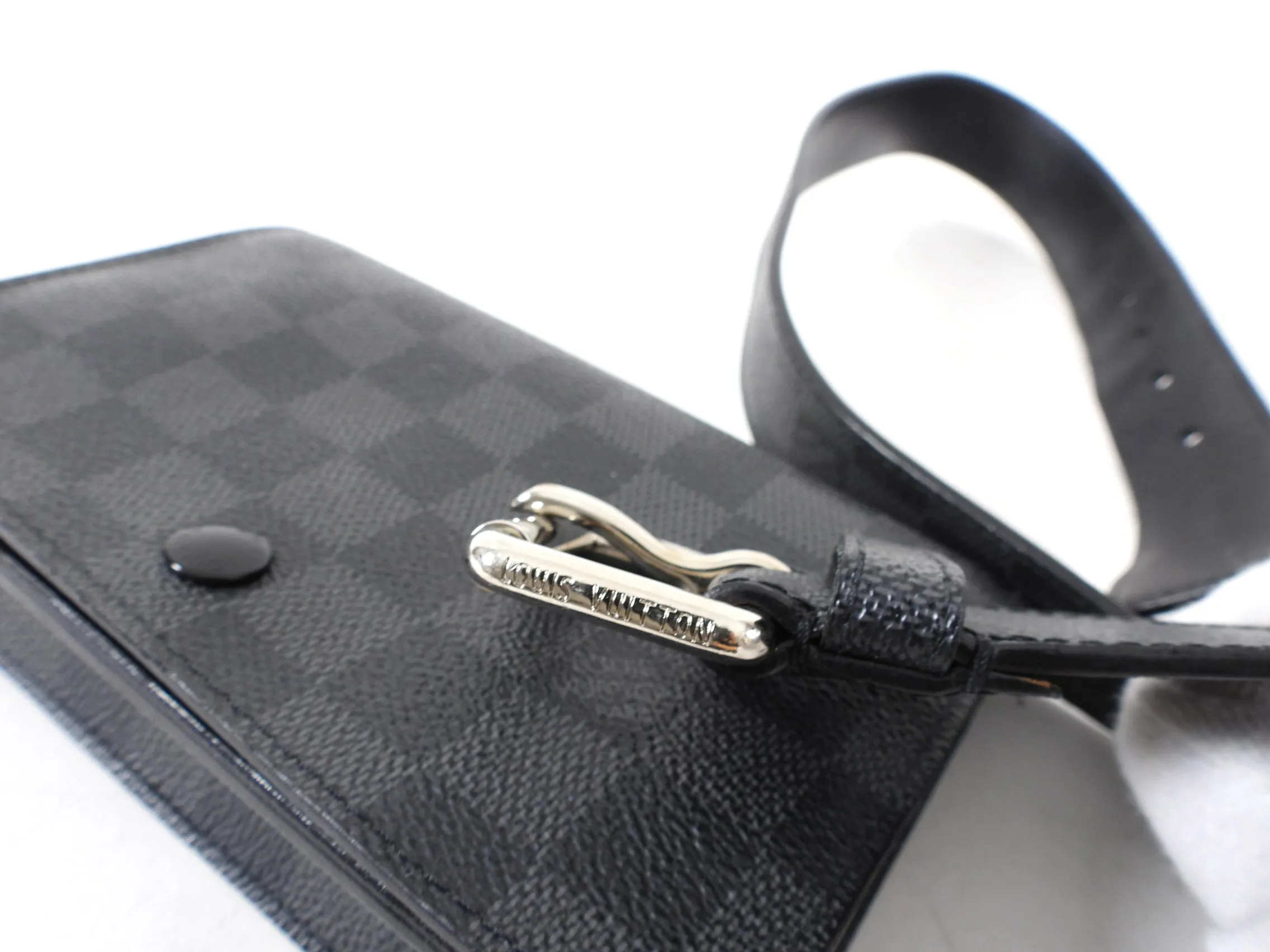 Louis Vuitton Damier Graphite Small Pouch Belt Bag