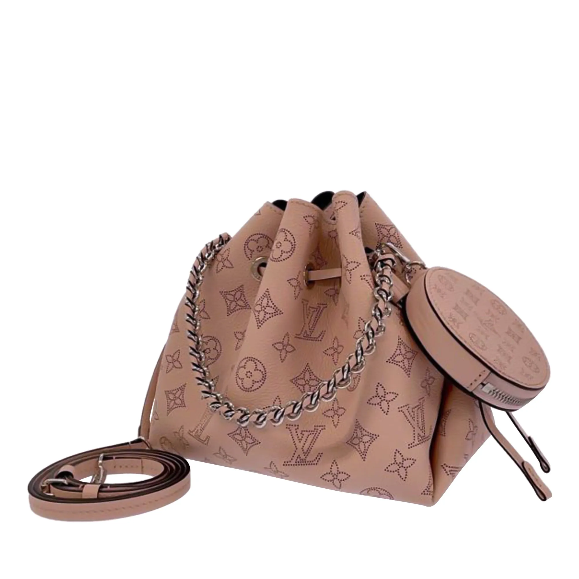 LOUIS VUITTON Monogram Mahina Bella Bucket Bag