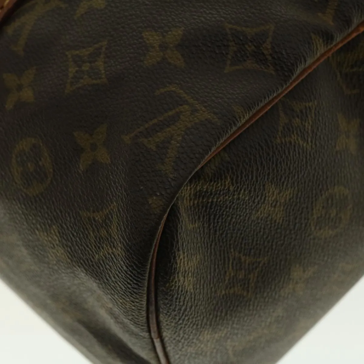 LOUIS VUITTON Monogram Sac Souple 35 Boston Bag M41626 LV Auth bs4831
