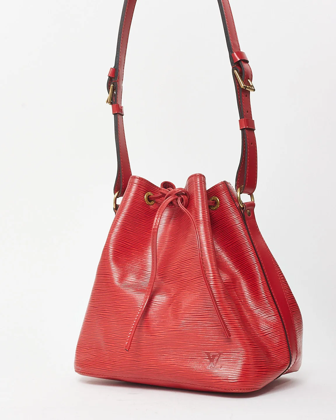 Louis Vuitton Red Epi Leather Noé Bucket Bag