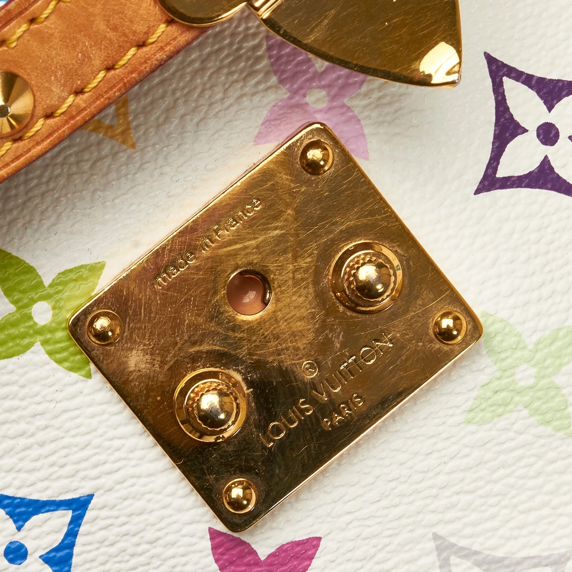 Louis Vuitton Sologne White Multicolor Monogram Canvas