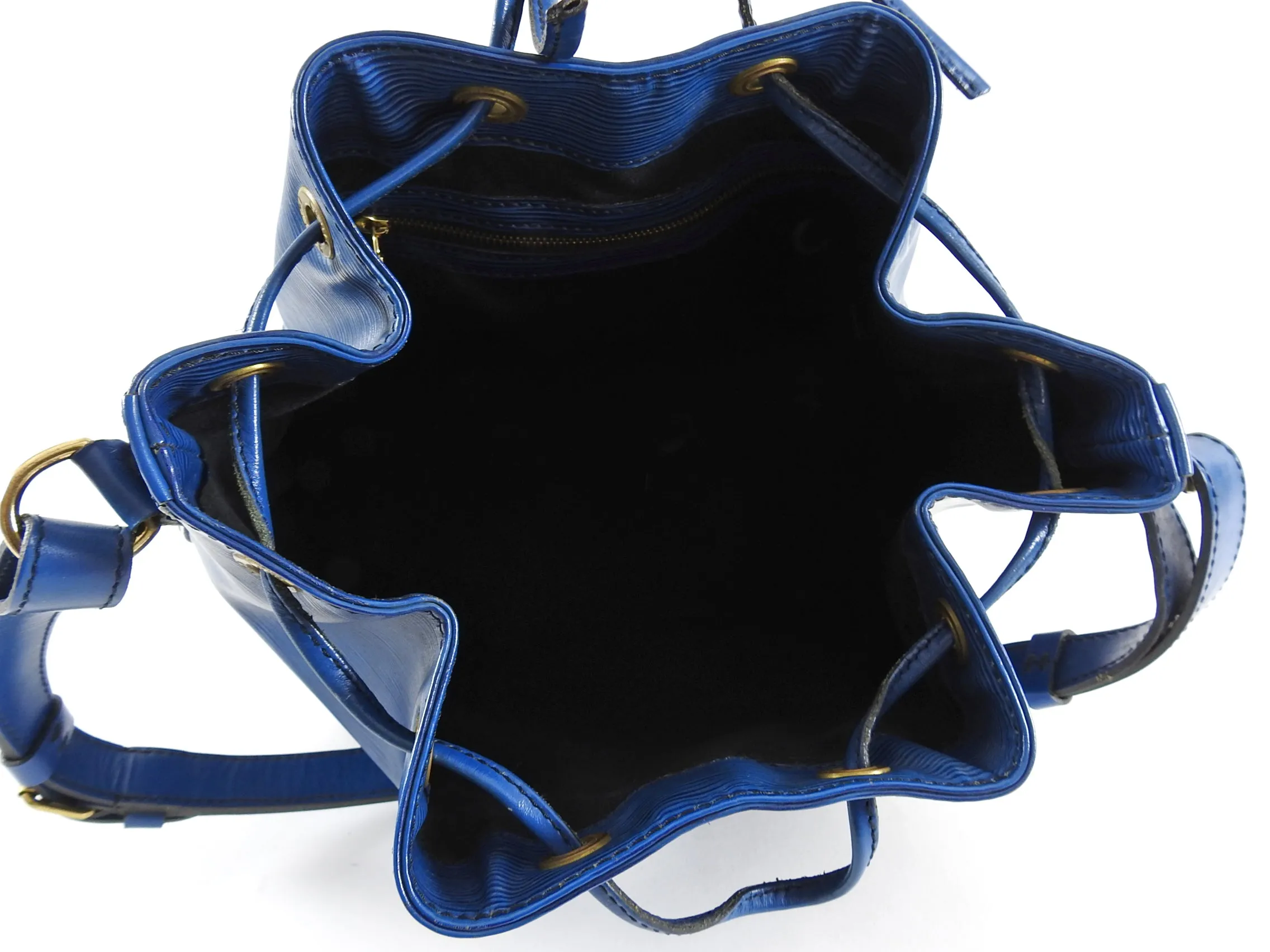 Louis Vuitton Vintage 1992 Blue Epi Petite Noe PM Bag