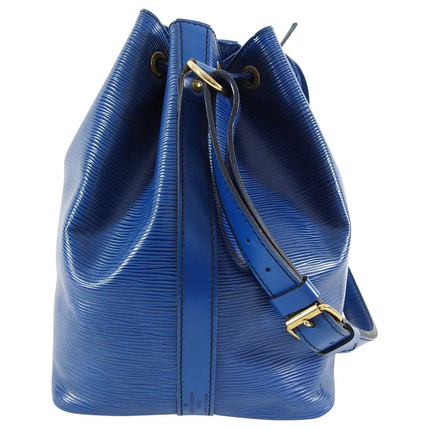 Louis Vuitton Vintage 1992 Blue Epi Petite Noe PM Bag