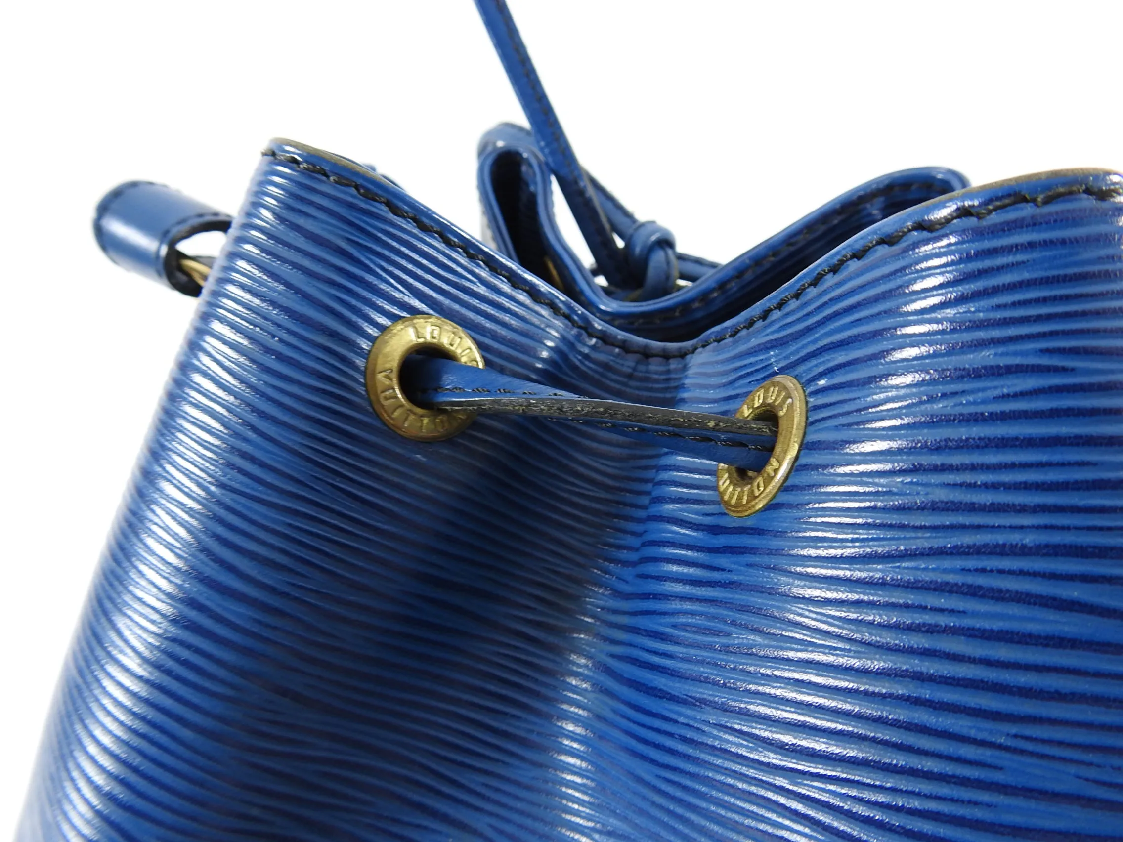 Louis Vuitton Vintage 1992 Blue Epi Petite Noe PM Bag