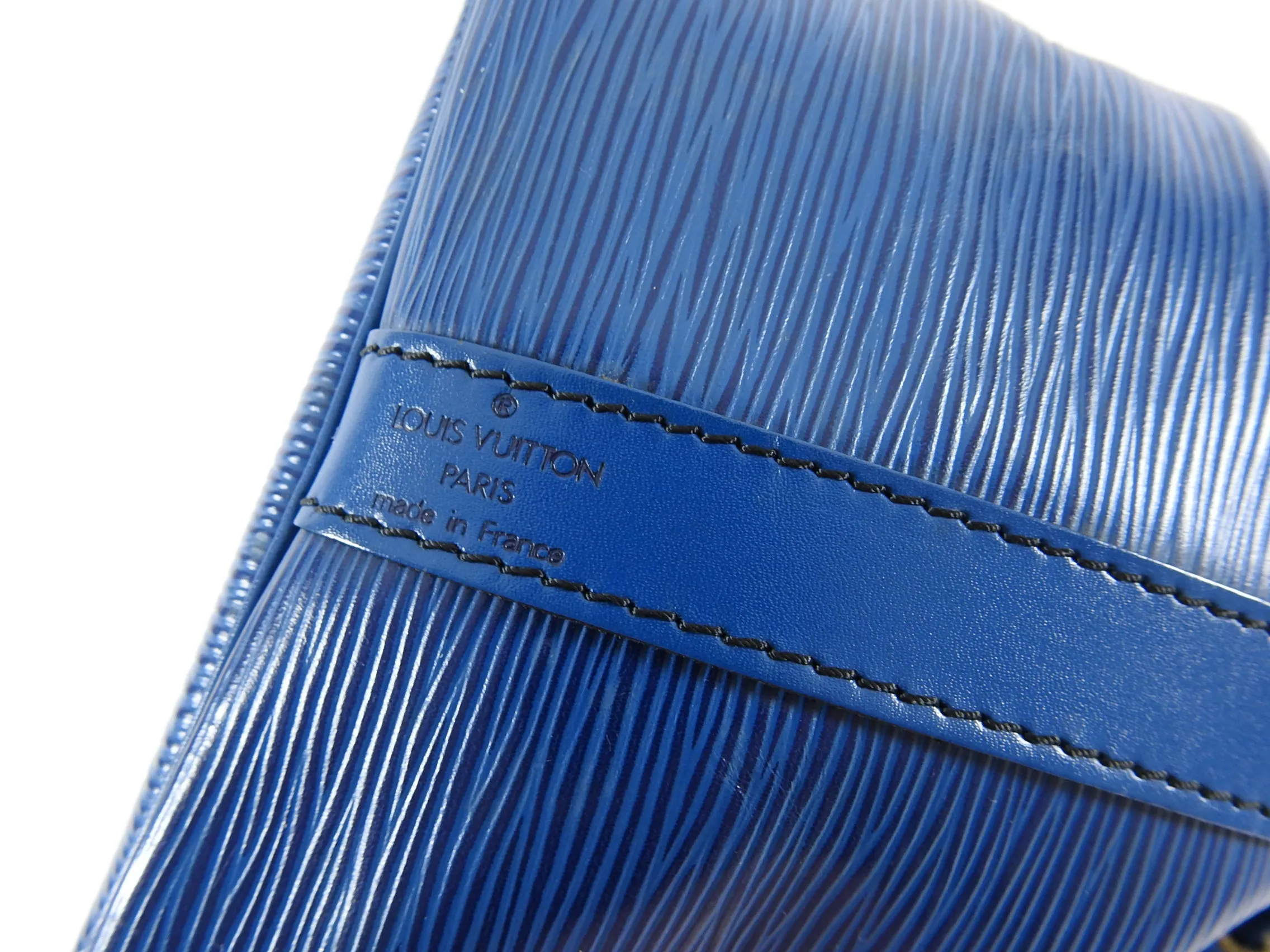 Louis Vuitton Vintage 1992 Blue Epi Petite Noe PM Bag