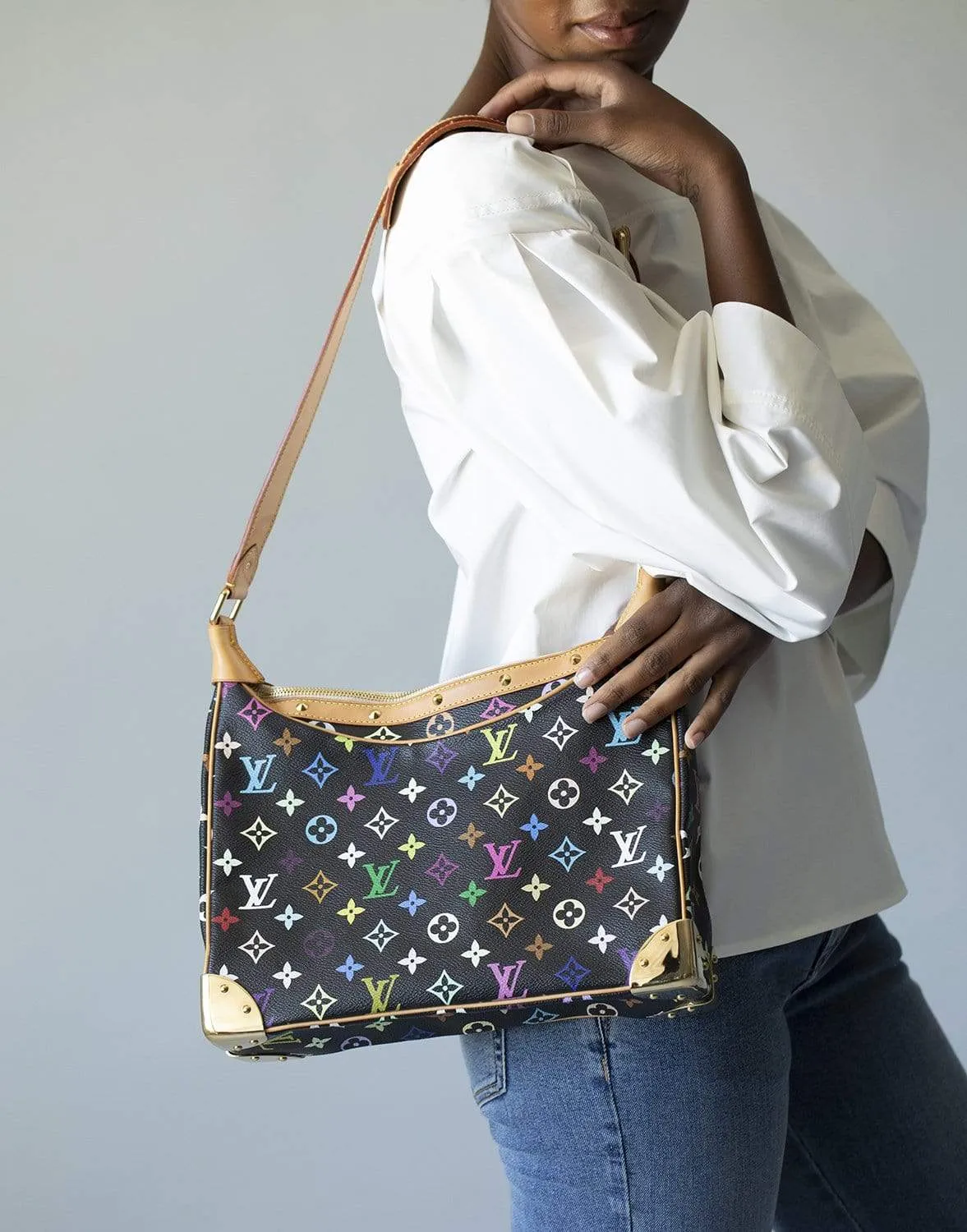 LOUIS VUITTON X MURAKAMI LIMITED EDITION BOULOGNE BAG