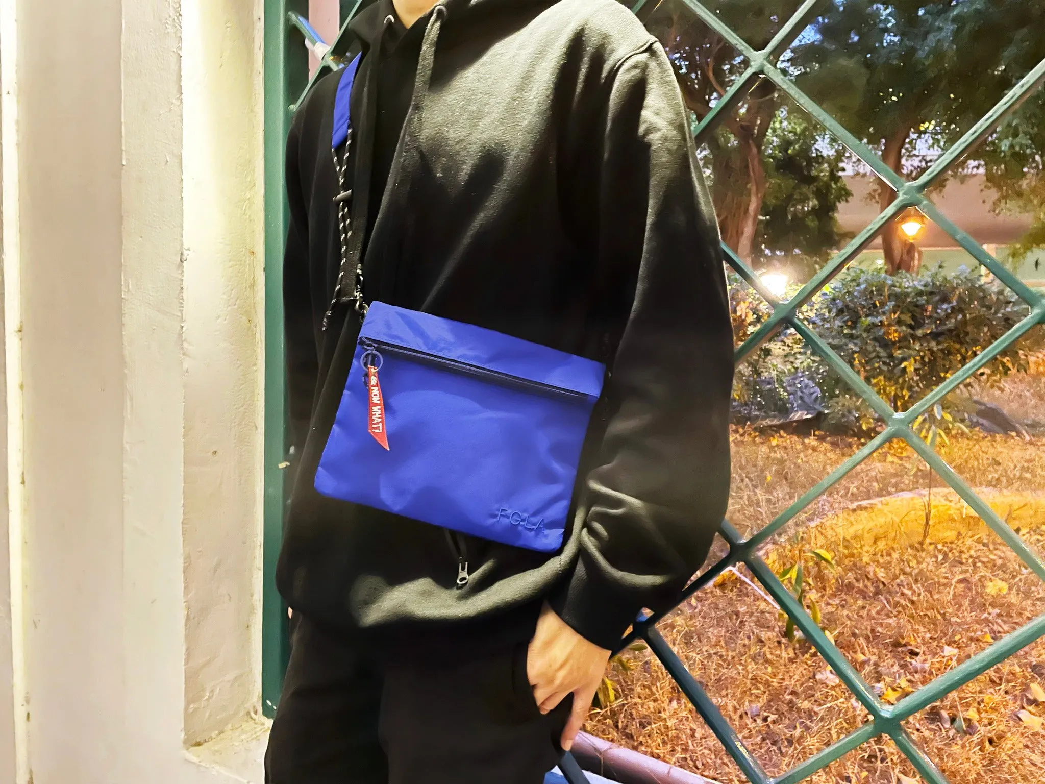 <A 000a001a92ux> Fungolia hybrid sacoche Bag (With KOVID-TEX Antimicrobial Lining)