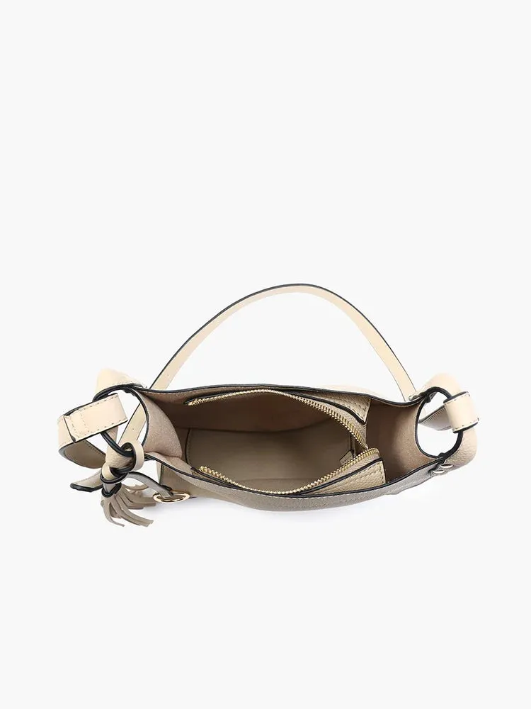 LUCINDA SQUARE CROSSBODY PALE YELLOW