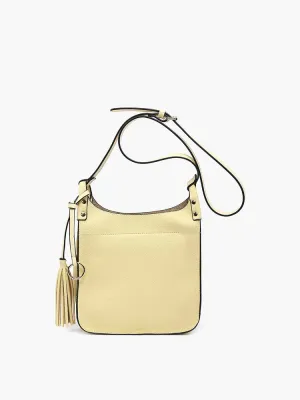 LUCINDA SQUARE CROSSBODY PALE YELLOW
