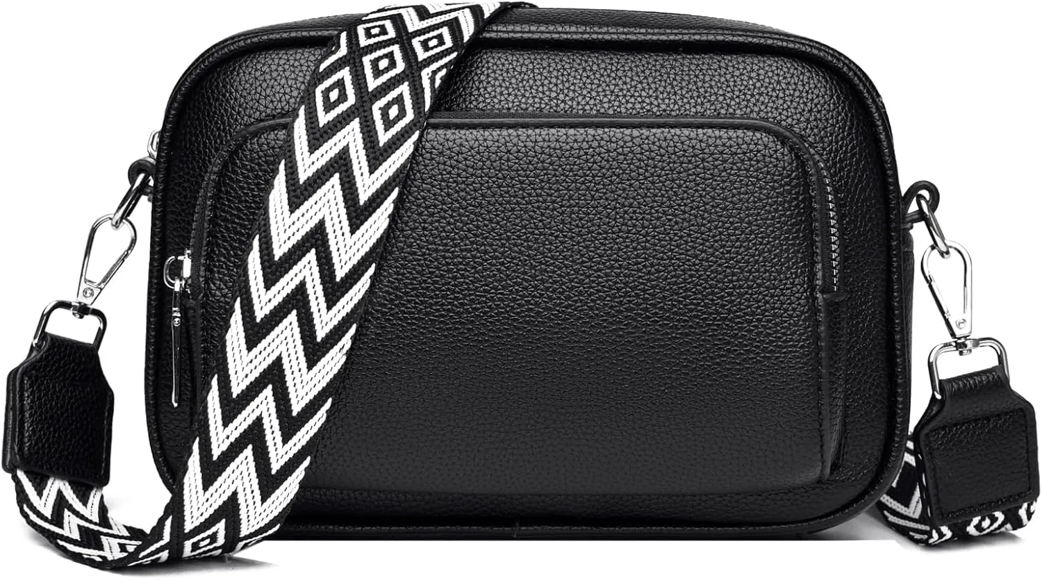 LUXCAELY Shoulder Bags Women's Shoulder Straps Women's Leather Bum Bag Women's Crossbody Bag Women's Fashion Waist Bags Wide Shoulder Strap