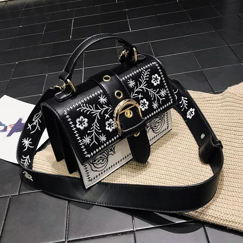 Luxury Designer Square Retro Shoulder & Crossbody Bag for Women – High-Quality Stylish Bolsos