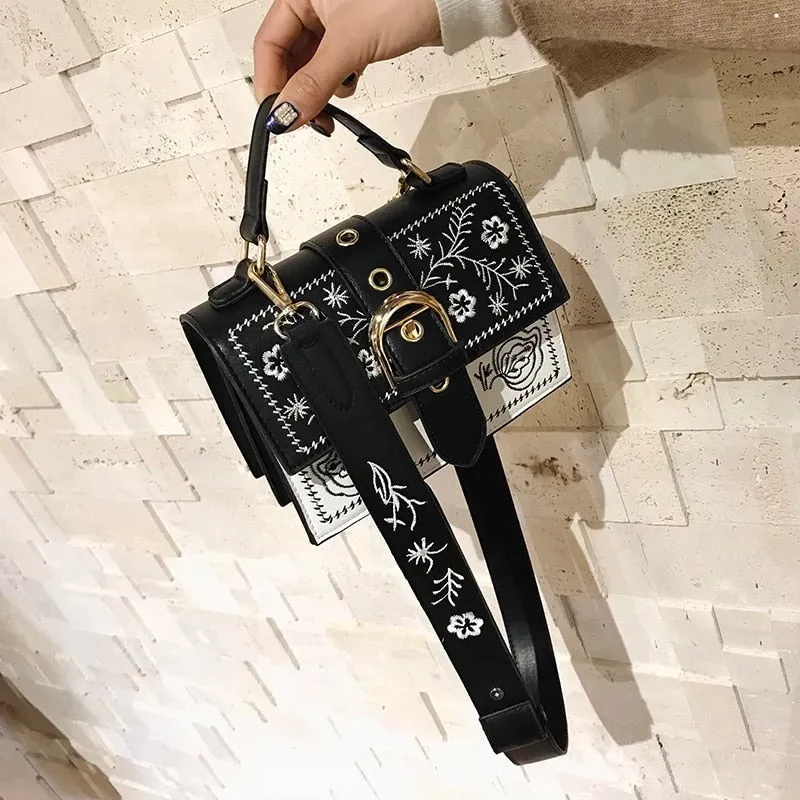 Luxury Designer Square Retro Shoulder & Crossbody Bag for Women – High-Quality Stylish Bolsos