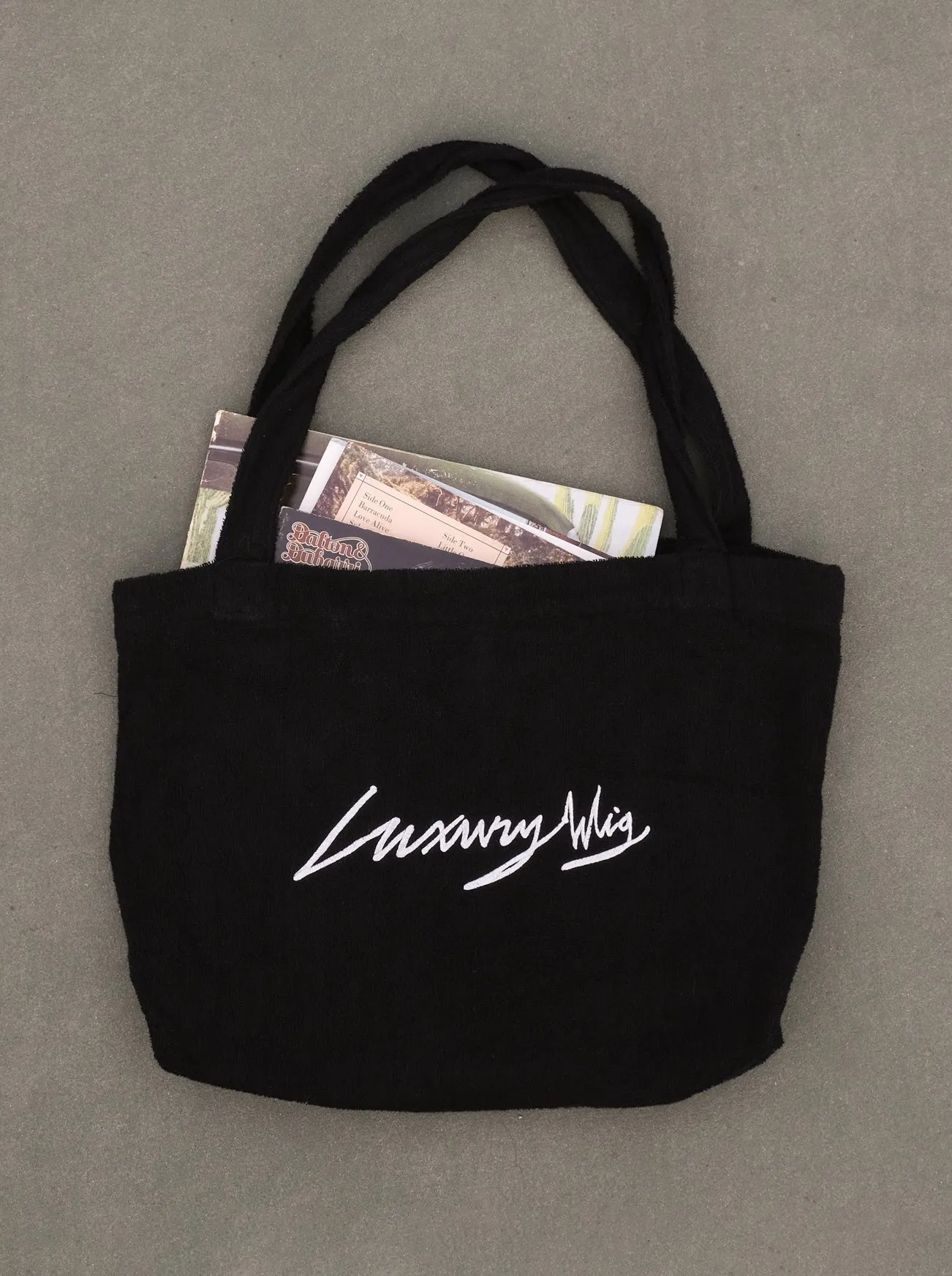 LUXURY WIG TOTE-BLACK-ONE