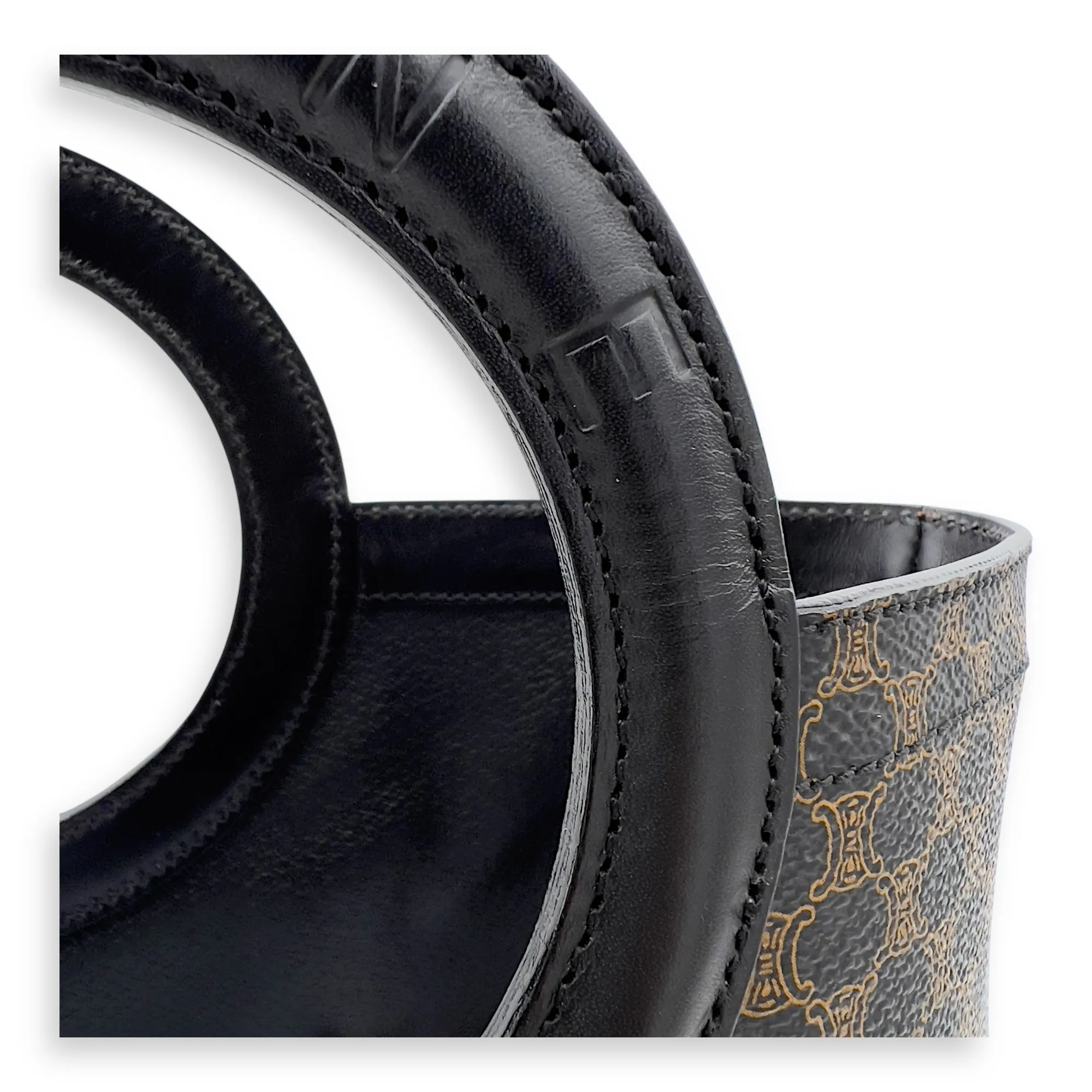 Macadam Tote Bag Blue in Coated Canvas, Gold hardware