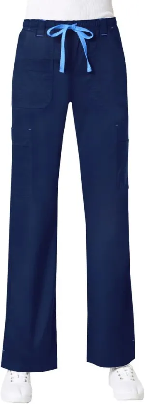 Maevn Women's Blossom Collection Multi Pocket Cargo Scrub Pant