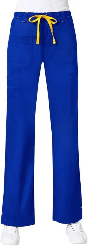 Maevn Women's Blossom Collection Multi Pocket Cargo Scrub Pant