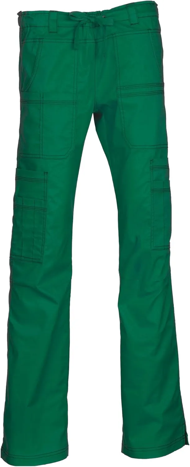 Maevn Women's Blossom Collection Multi Pocket Cargo Scrub Pant