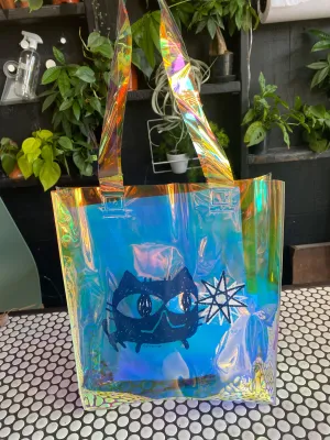 Magic Star Cat Tote Bag