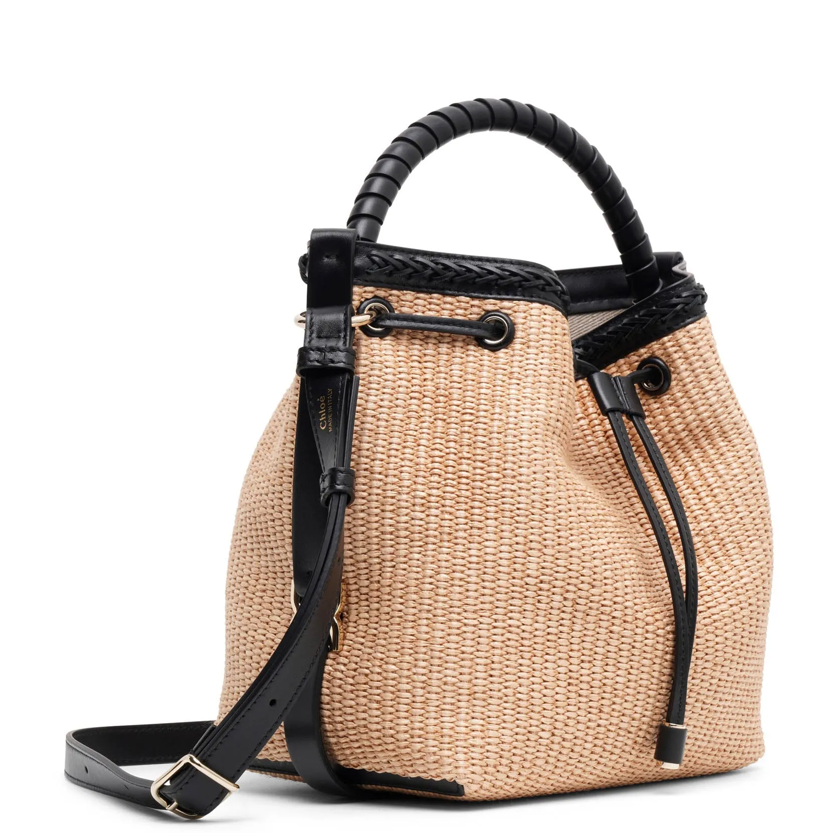 Marcie beige raffia bag