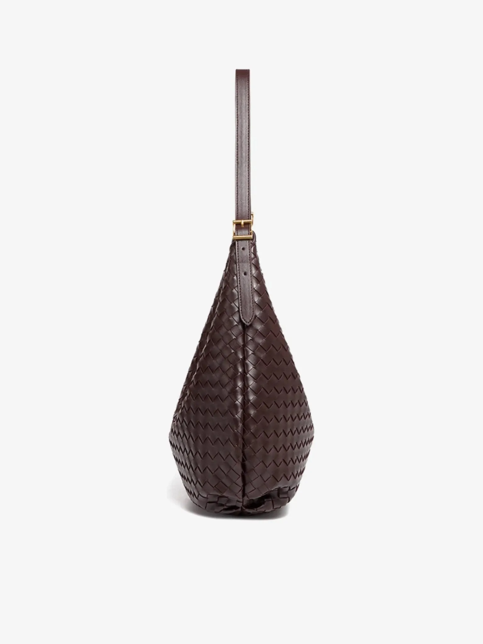 Margot | Woven Leather Hobo Bag