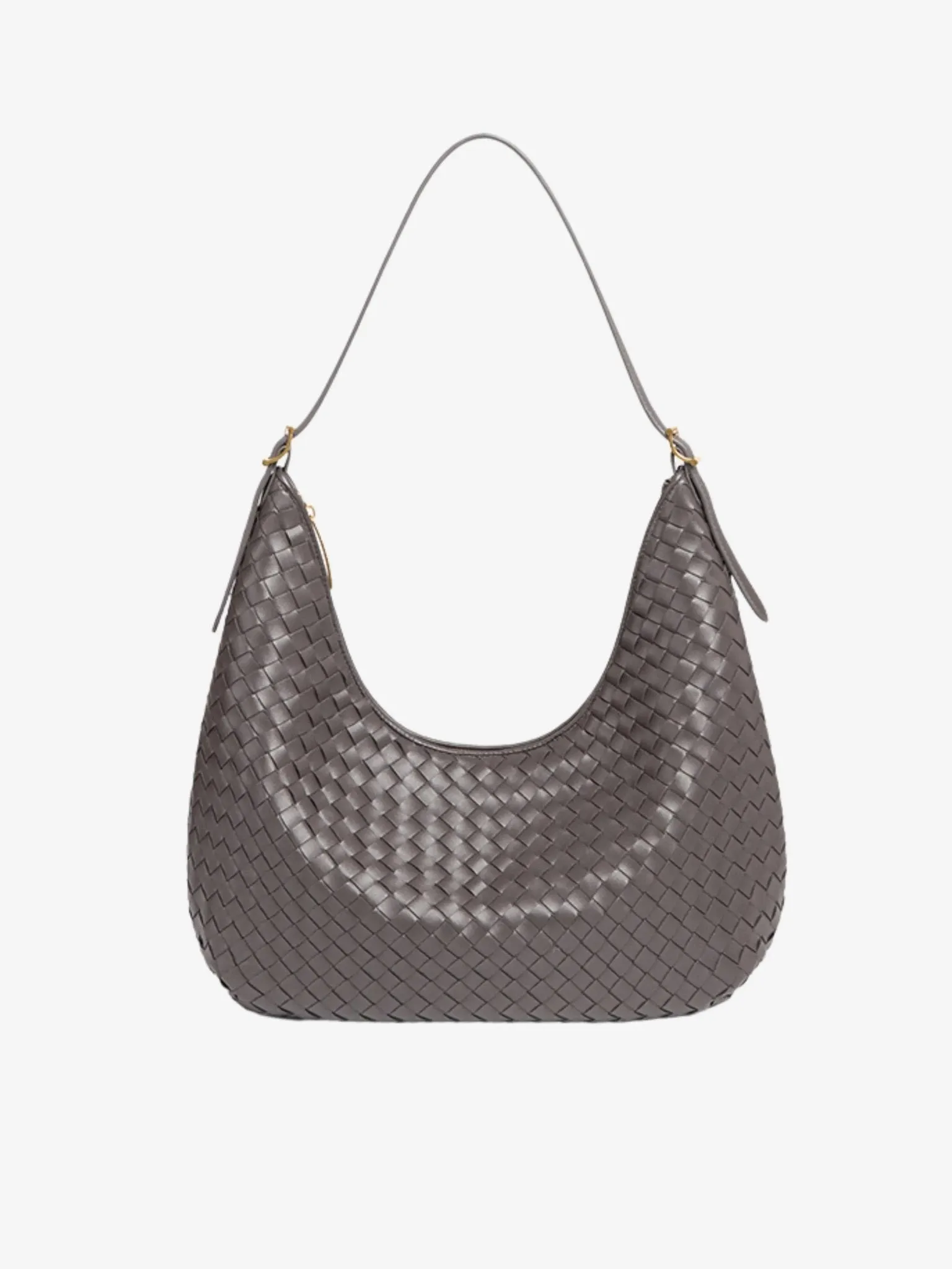 Margot | Woven Leather Hobo Bag