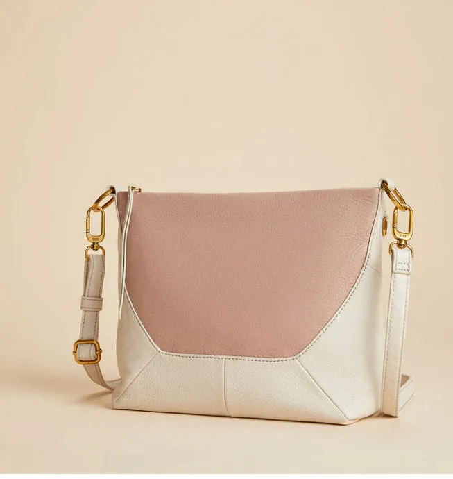 Marlowe Medium Shoulder Bag in Powder White
