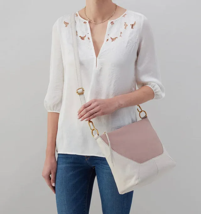 Marlowe Medium Shoulder Bag in Powder White