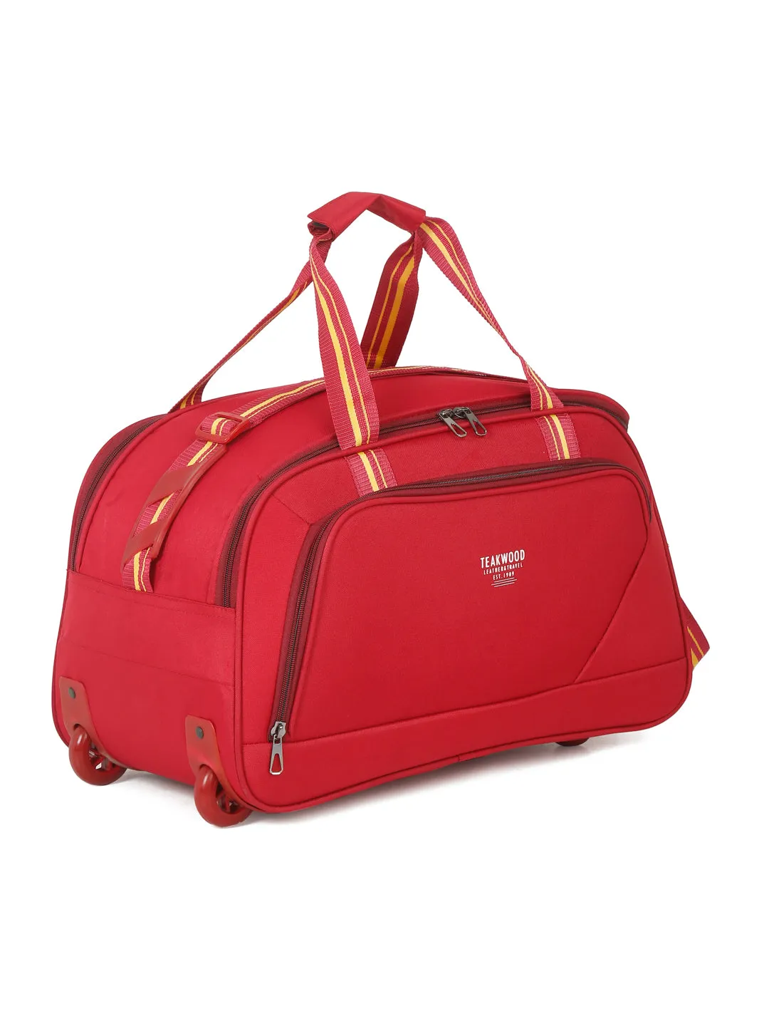 Maroon Printed Medium Duffle Bag - Clearance sale