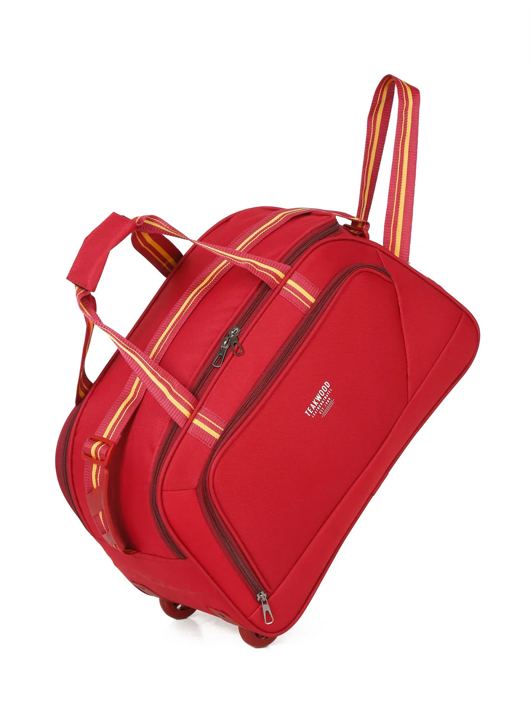 Maroon Printed Medium Duffle Bag - Clearance sale