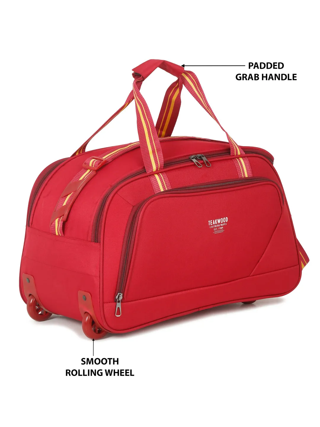 Maroon Printed Medium Duffle Bag - Clearance sale