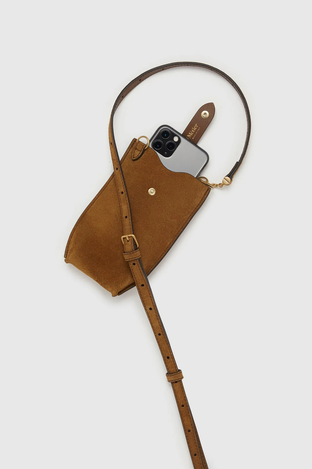 Marrakech Suede Minimalist Pouch