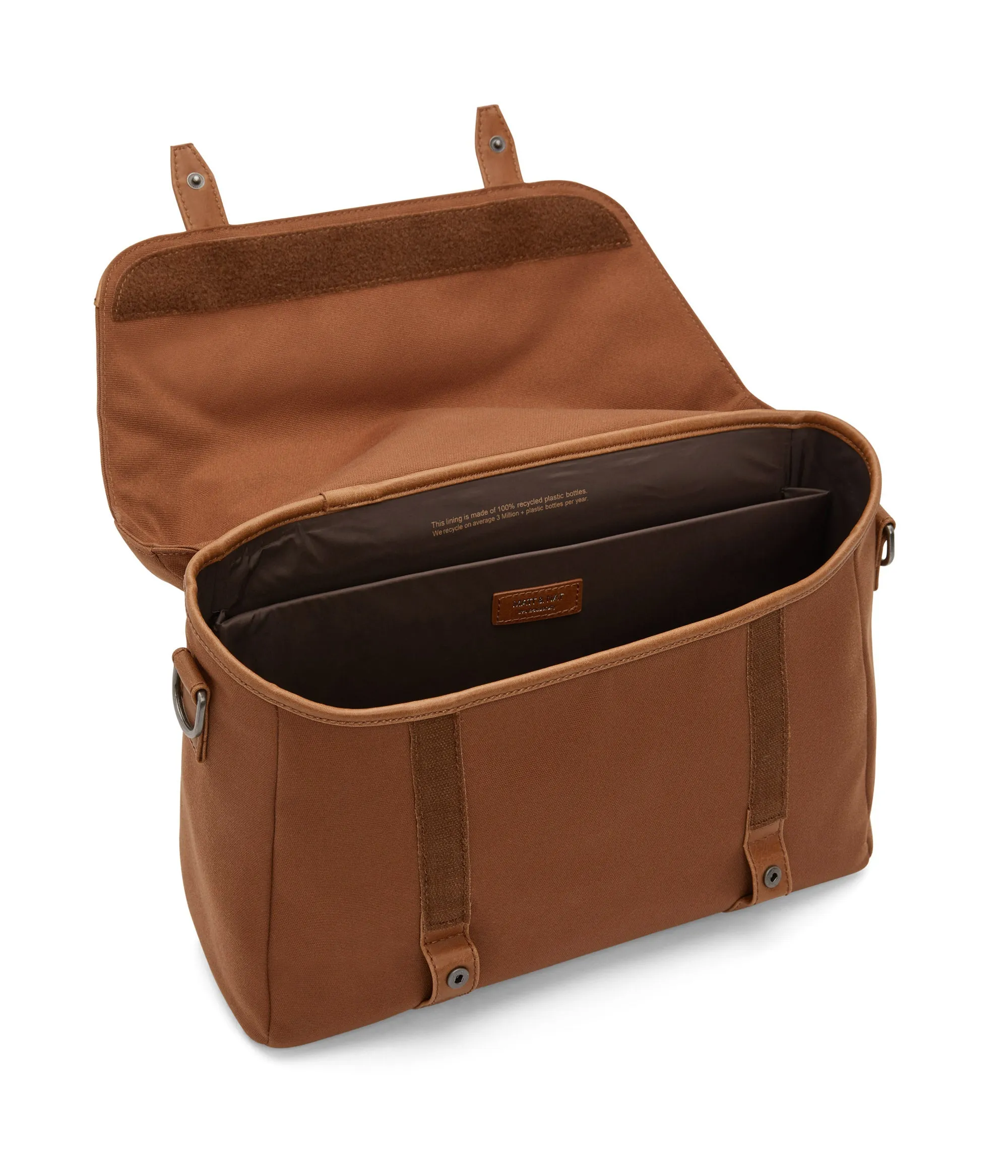 MARTEL Vegan Messenger Bag - Canvas