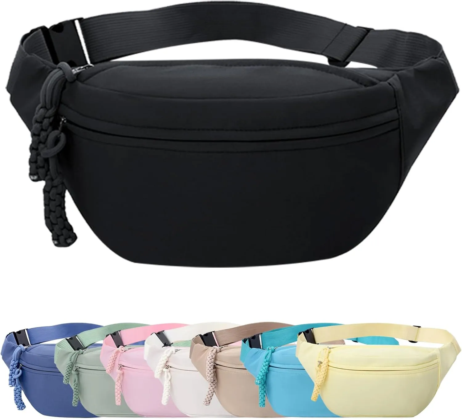 Mayoii Waist Bags for Women, Fanny Pack for Women and Men with Adjustable Belt