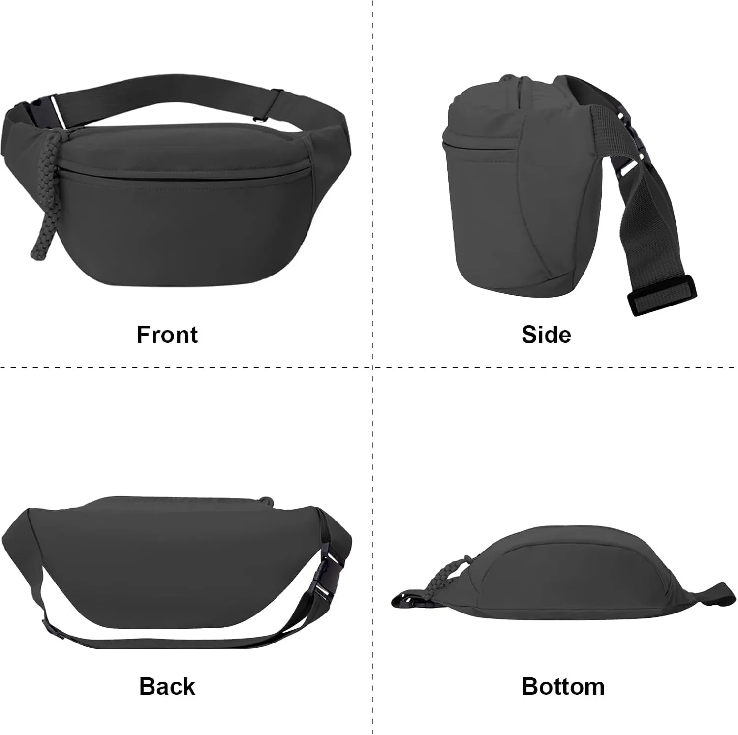 Mayoii Waist Bags for Women, Fanny Pack for Women and Men with Adjustable Belt