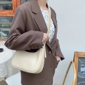 MAYTRENDS  -  Fashion Designer Luxury Women's Shoulder Bag Simple Solid Female Small Messenger Bag High Quality PU Leather Handbags