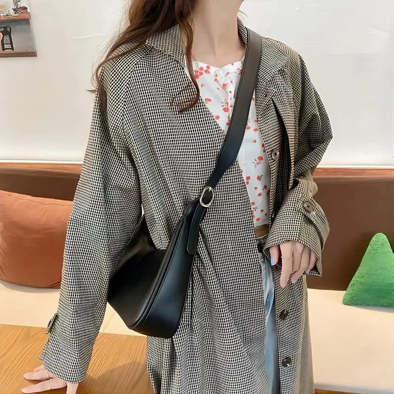 MAYTRENDS  -  Fashion Designer Luxury Women's Shoulder Bag Simple Solid Female Small Messenger Bag High Quality PU Leather Handbags