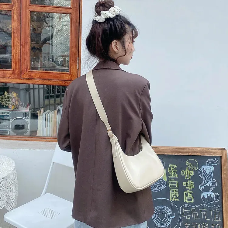 MAYTRENDS  -  Fashion Designer Luxury Women's Shoulder Bag Simple Solid Female Small Messenger Bag High Quality PU Leather Handbags