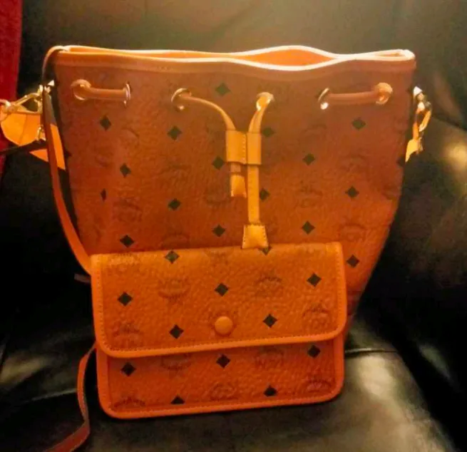 MCM Bucket Bag Purse Crossbody Tote