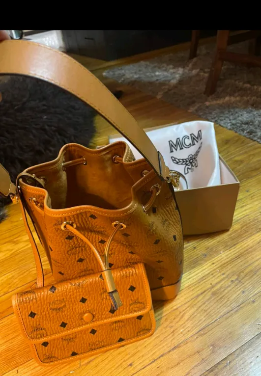 MCM Bucket Bag Purse Crossbody Tote