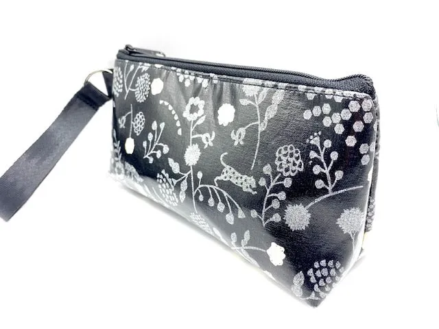 Medium Makeup Bag in Silver Fox
