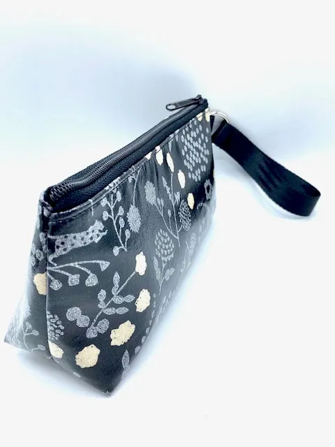 Medium Makeup Bag in Silver Fox