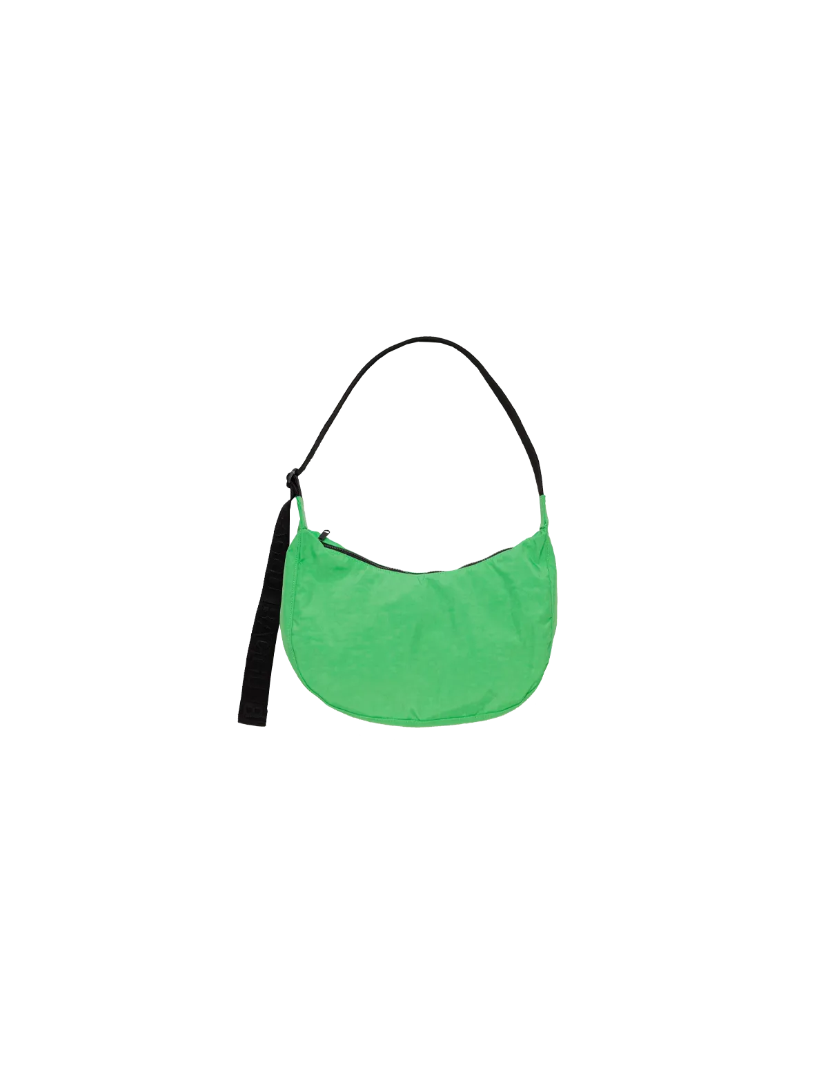 MEDIUM NYLON CRESCENT BAG ALOE GREEN