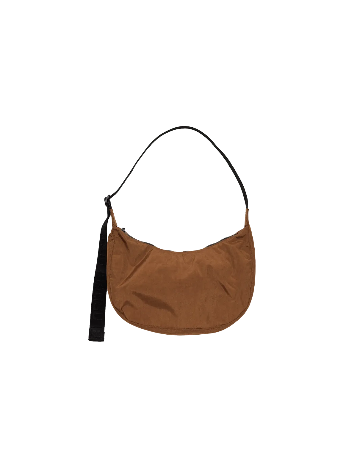 MEDIUM NYLON CRESCENT BAG BROWN