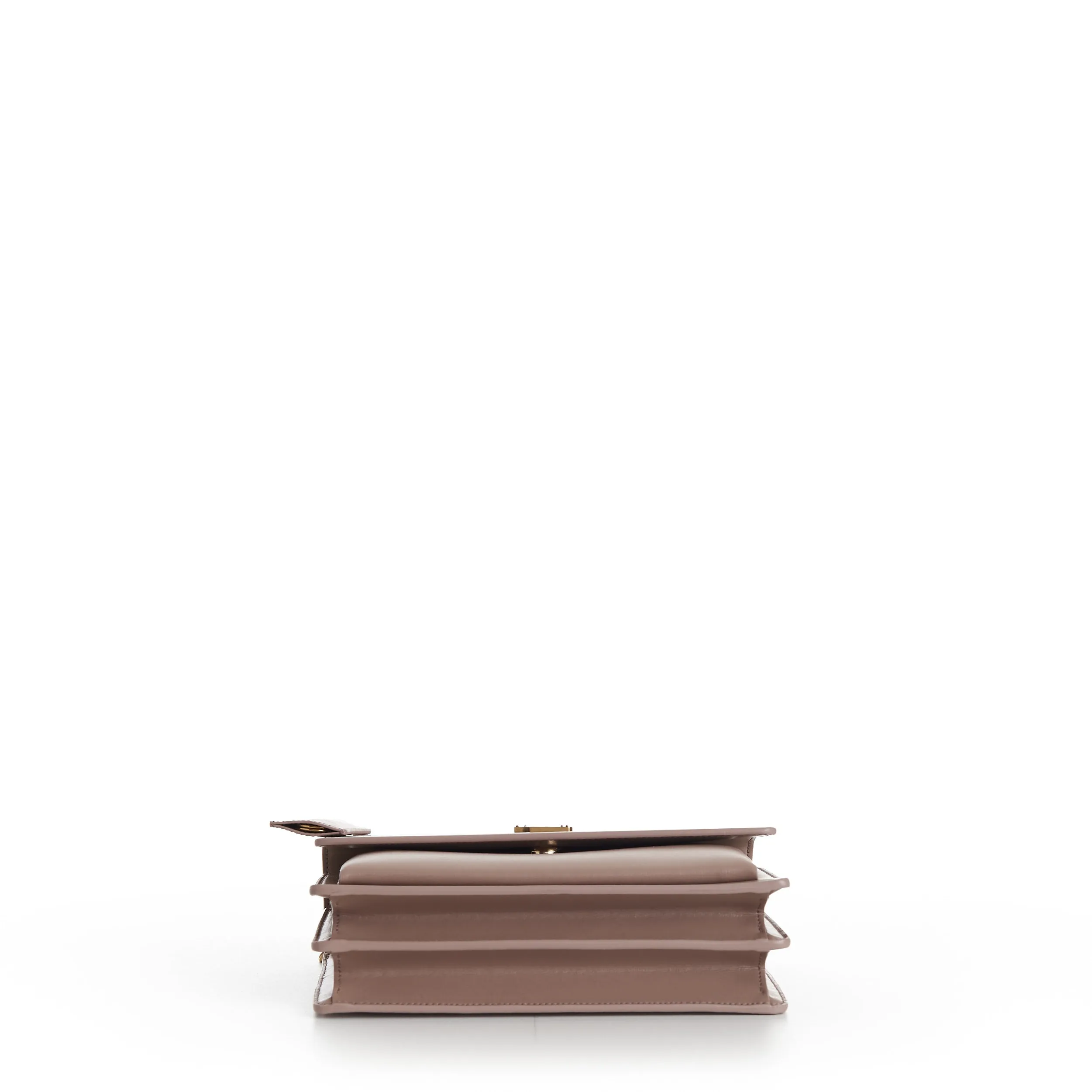 Medium Sunset Bag In Rosy Sand - Smooth Leather, Chain, YSL Cassandre