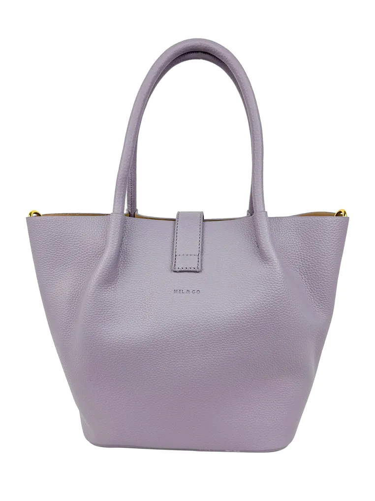 Mel&Co Chain Sling Bag in Satchel Bag - Lavender