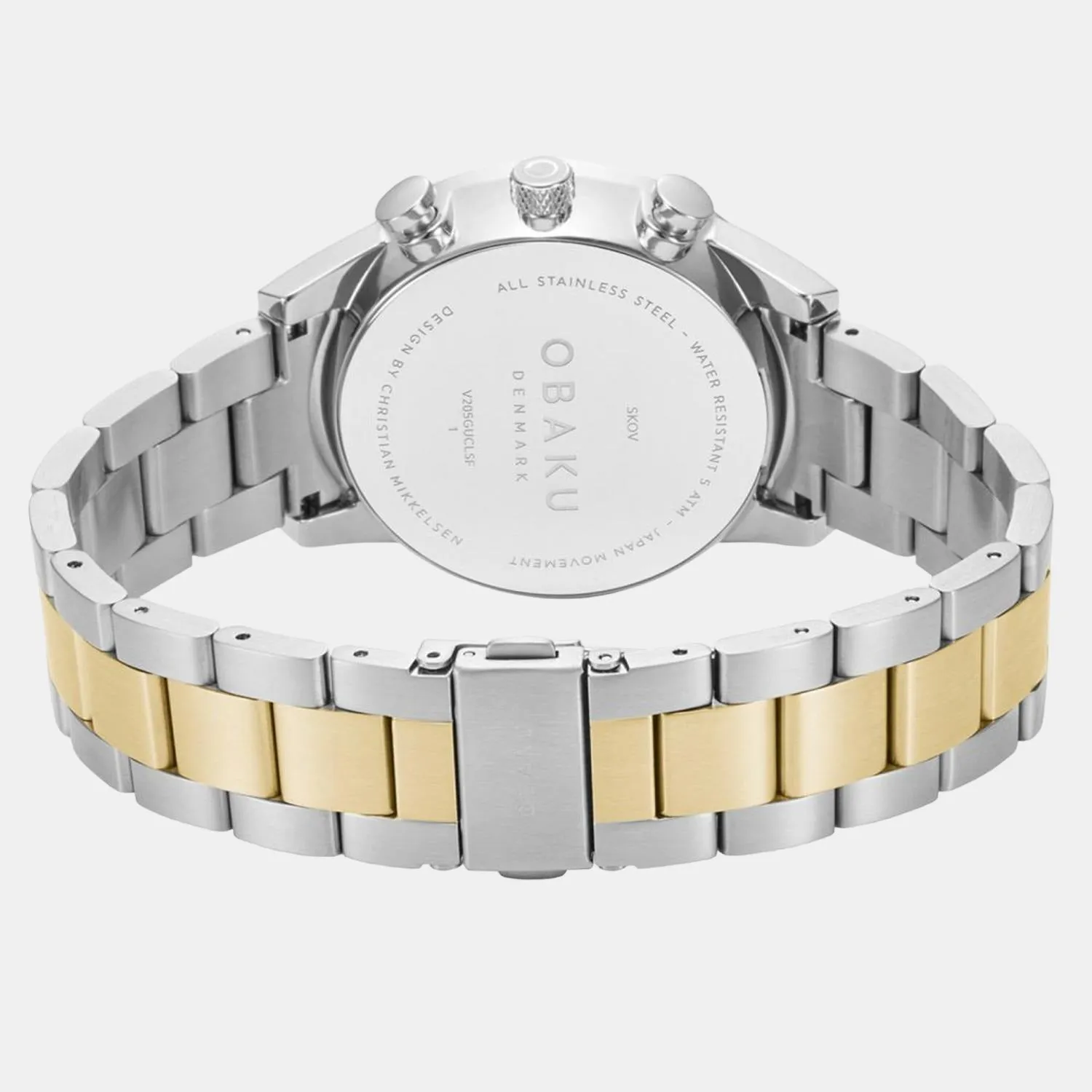 Men Blue Analog Stainless Steel Watch V205GUCLSF